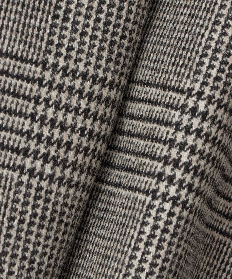 allureville CHIC TWEEDダブルジャケット ブラック (95)