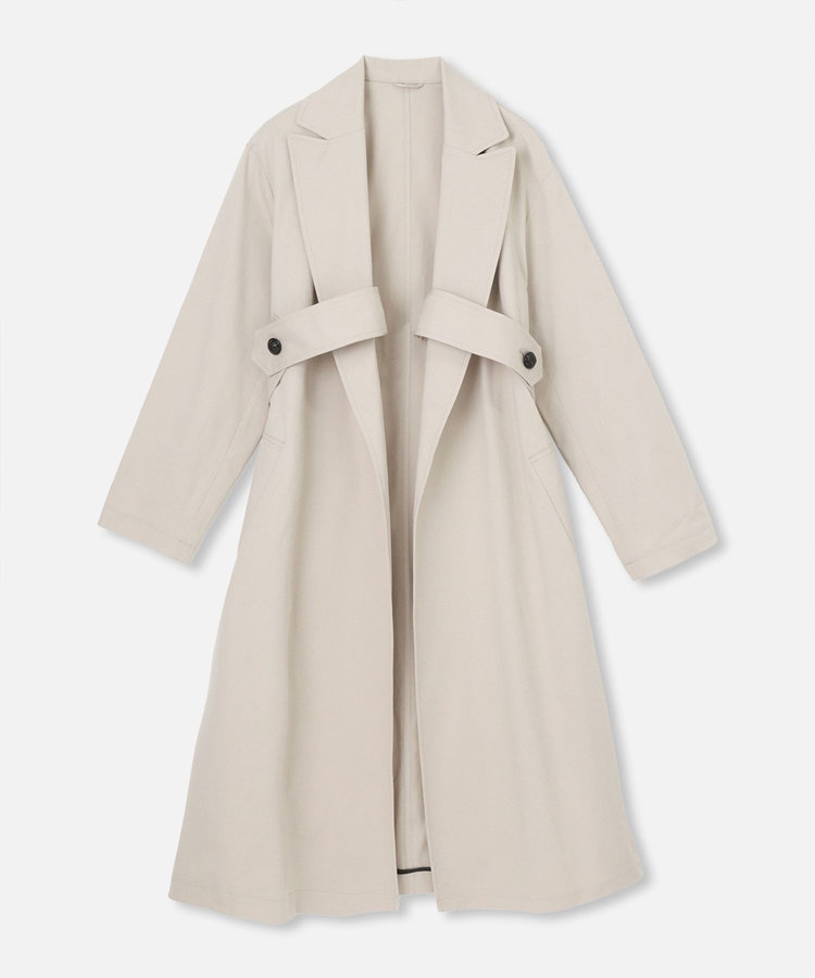 allureville ◇マルタンガルバックフレアコート ライトベージュ (12)