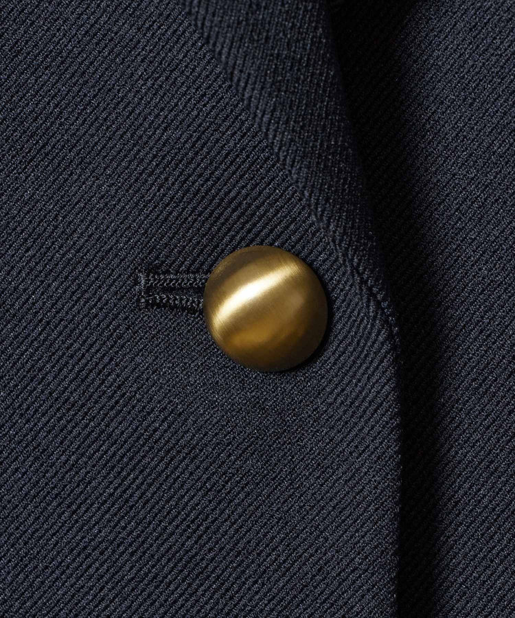 allureville ウールライクポリツイルジレジャケット ネイビー (65)