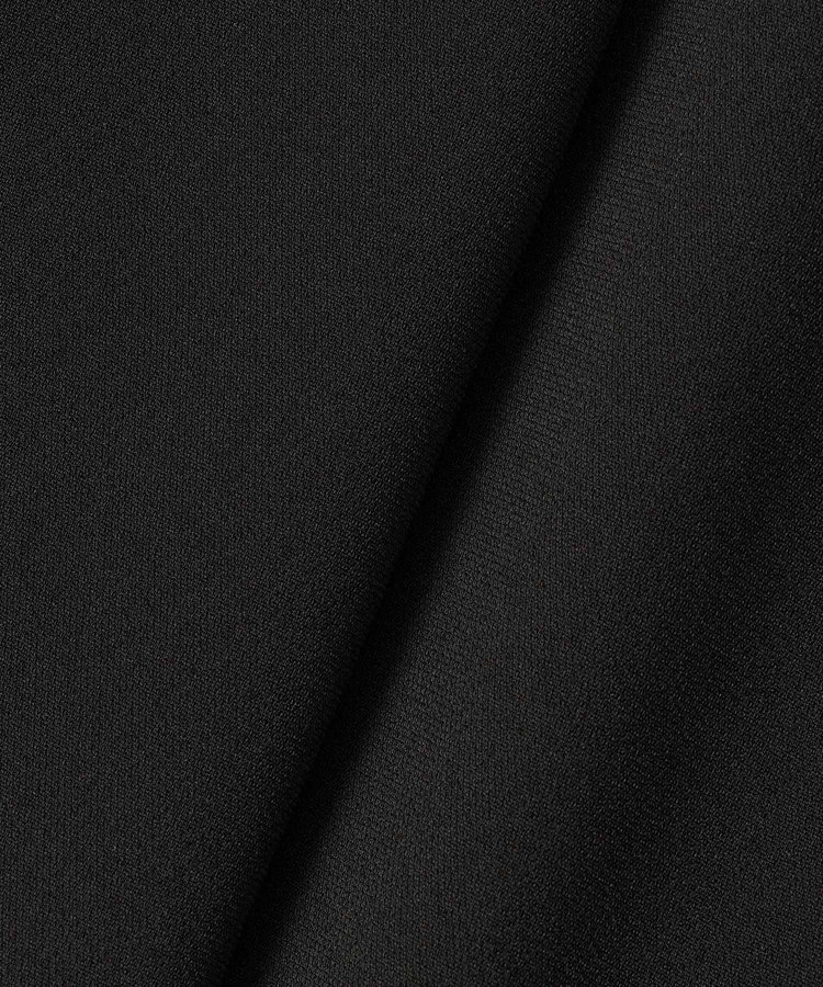 LOULOU WILLOUGHBY 【LOULOU WILLOUGHBY】ダブルクロス袖リボンブラウス ブラック系 (98)