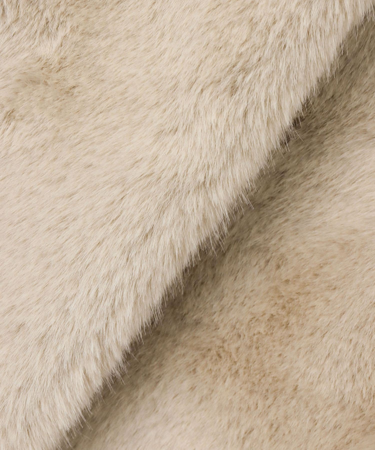 buying 【HERNO(ヘルノ－)】 HOODED ZIPPER SHORT FUR ベージュ (11)