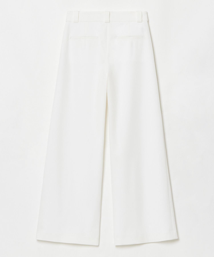 LOULOU WILLOUGHBY 【LOULOU WILLOUGHBY】タックステッチワイドパンツ オフホワイト (02)