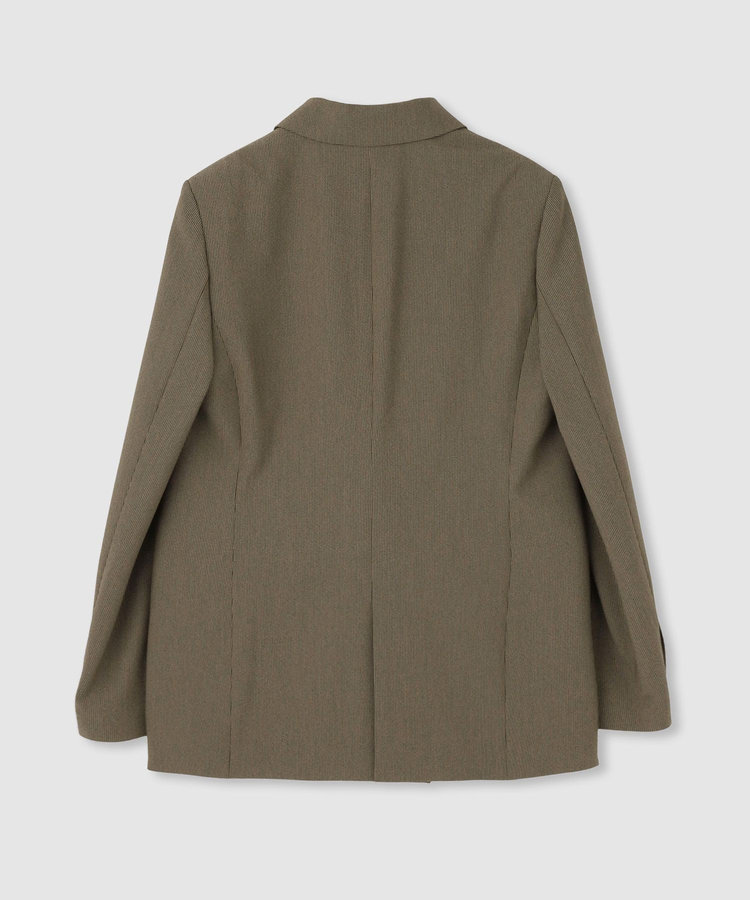 allureville TRストレッチダブルジャケット ブラウン (81)