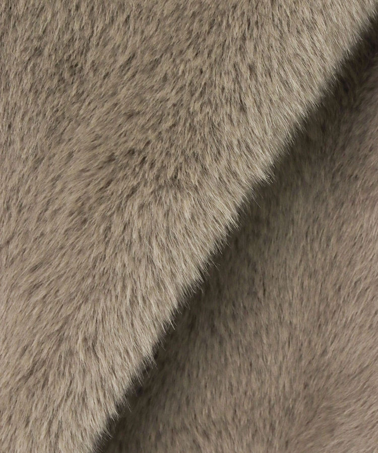 buying 【HERNO(ヘルノ－)】 HOODED ZIPPER SHORT FUR グレー (92)