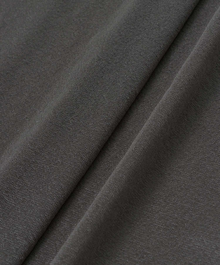 allureville シアーファネルネックプルオーバー チャコールグレー (94)