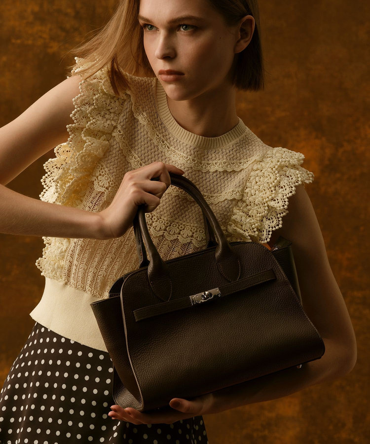 フロント尾錠トートバッグ|allureville OFFICIAL SITE / ONLINE SHOP