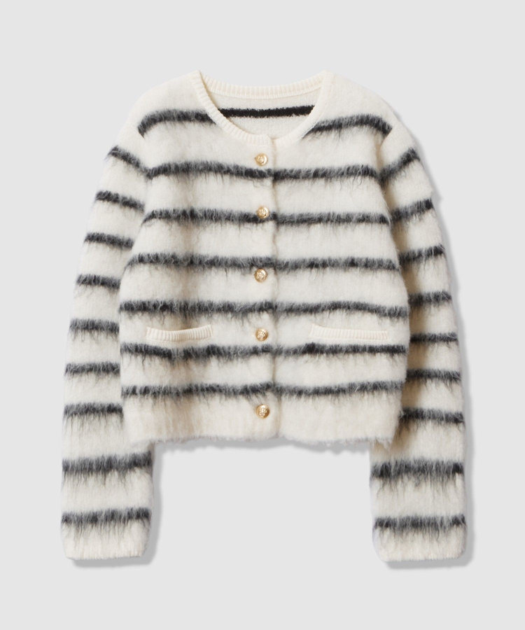 シャギーニットカーディガン|allureville OFFICIAL SITE