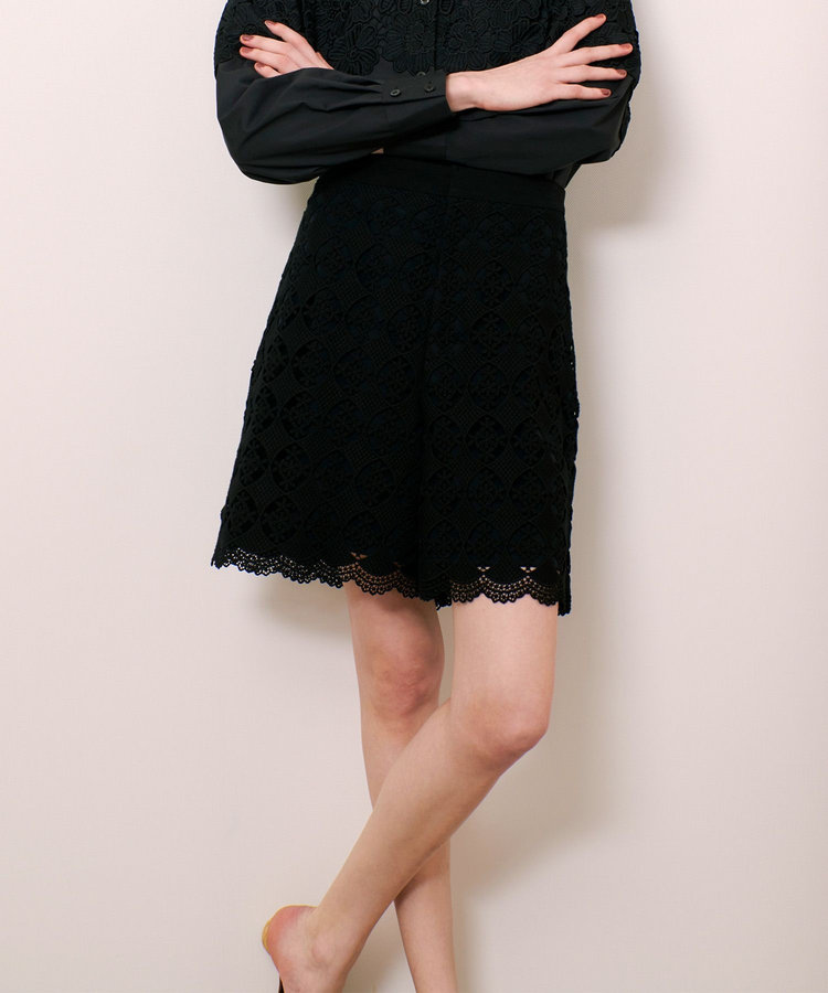 allureville ★ パイソンバミューダパンツ　2 平二重織タックハーフパンツ|allureville OFFICIAL SITE