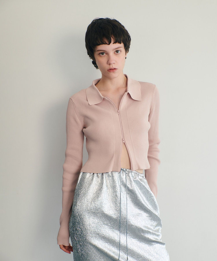 特価ブランド ステンカラージップカーディガン|allureville OFFICIAL SITE トップス