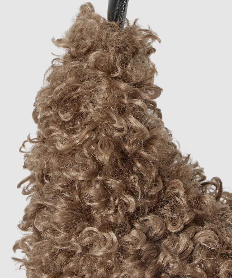 buying 【VIOLAd'ORO (ヴィオラドーロ)】ELMOカルガンラムワンショルダーバッグ ブラウン (81)