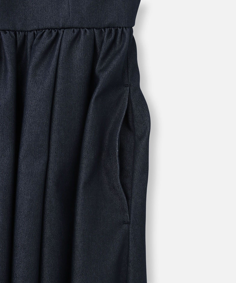 LOULOU WILLOUGHBY ◇【LOULOU WILLOUGHBY】シャンブレーベアワンピース ネイビー (65)