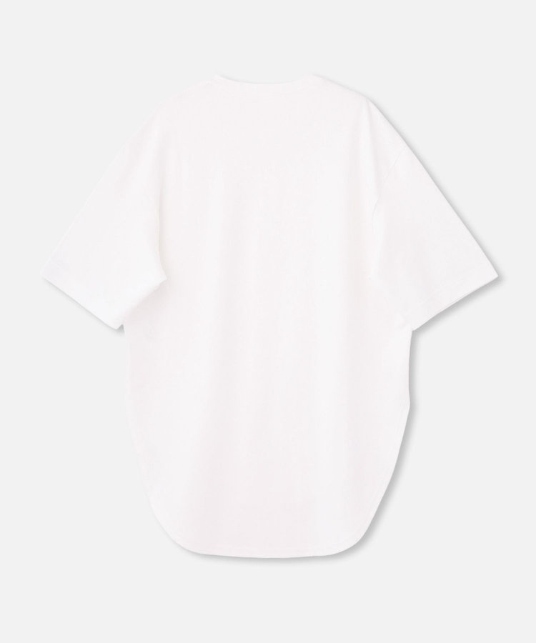 buying 【UJOH(ウジョー)】 CURVE HEM HALF SLEEVE T ホワイト (01)