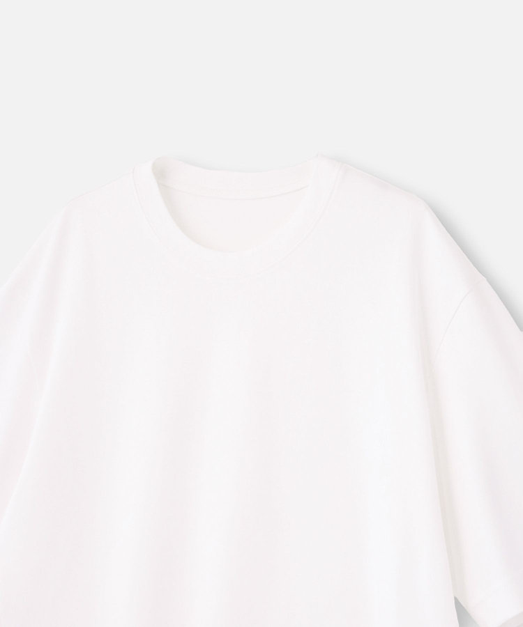 buying 【UJOH(ウジョー)】 CURVE HEM HALF SLEEVE T ホワイト (01)