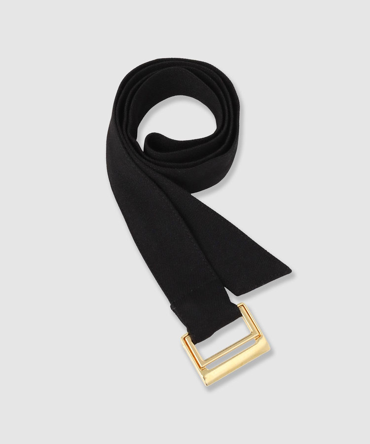 allureville ウールライクフランネルヨークレスパンツ ブラック (95)