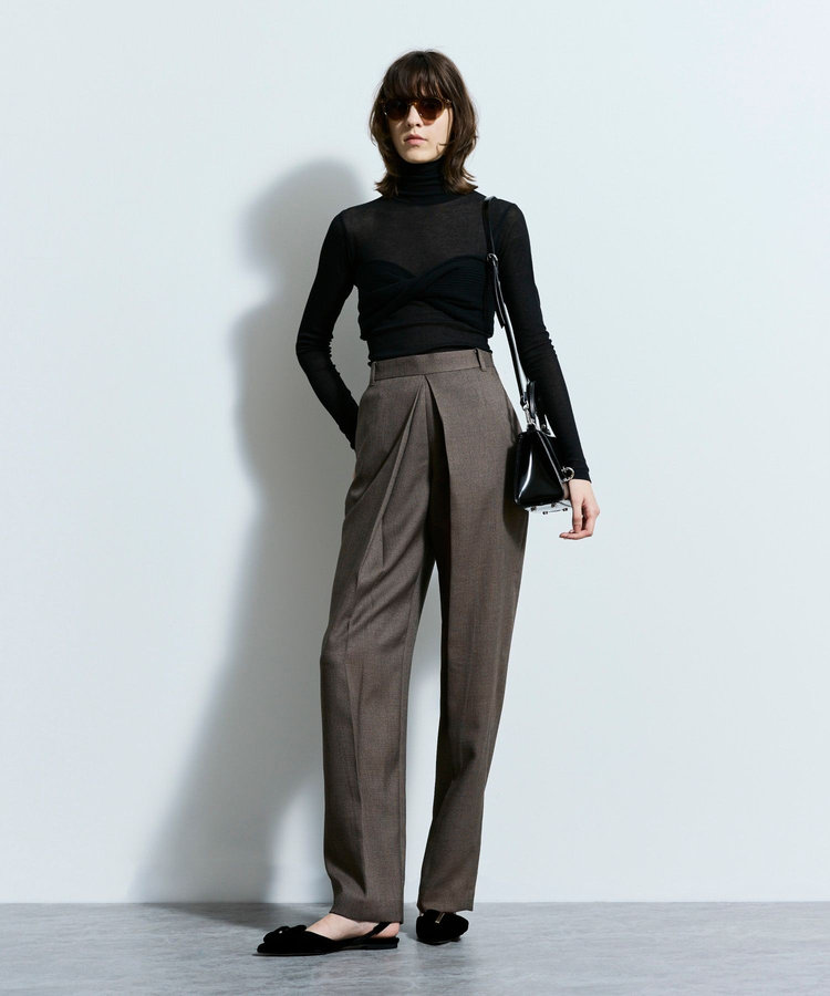 allureville シアーテレコプルオーバー ブラック (95)