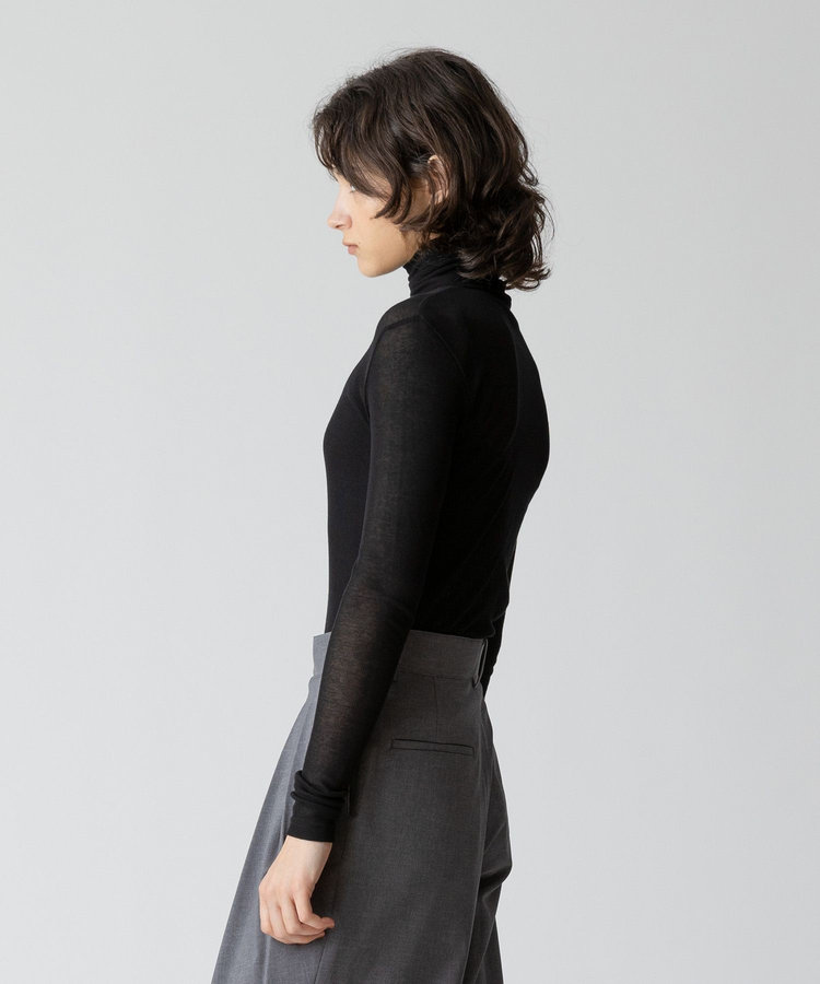 allureville シアーテレコプルオーバー ブラック (95)