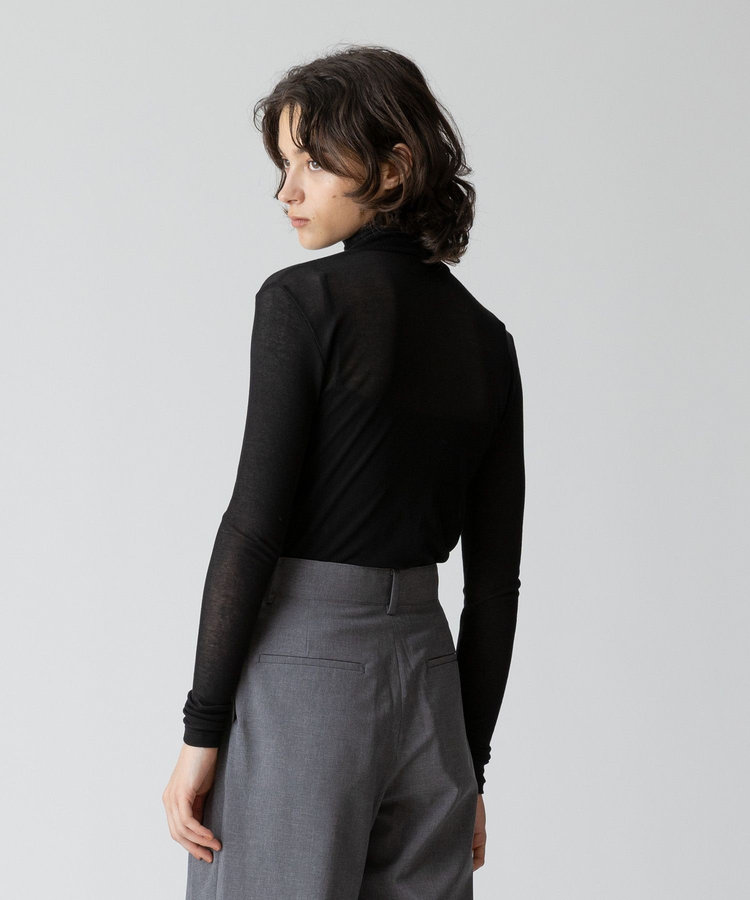 allureville シアーテレコプルオーバー ブラック (95)