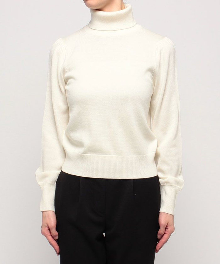 LOULOU WILLOUGHBY 【LOULOU WILLOUGHBY】コンパクトタートル長袖プルオーバー オフホワイト (02)