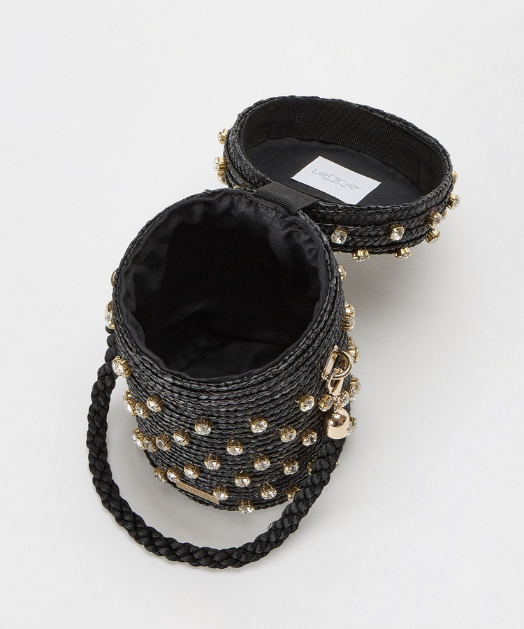 buying 【LeNine(ル ナイン)】 CYLINDER CRY ハンドバッグ ブラック (95)