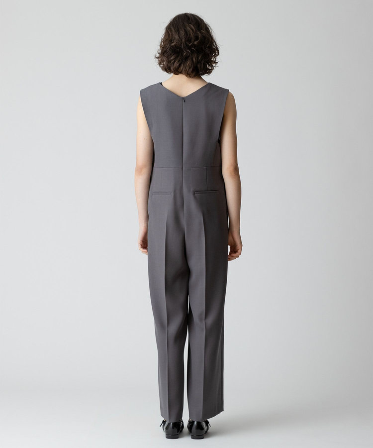 allureville Vネックオールインワン グレー (92)