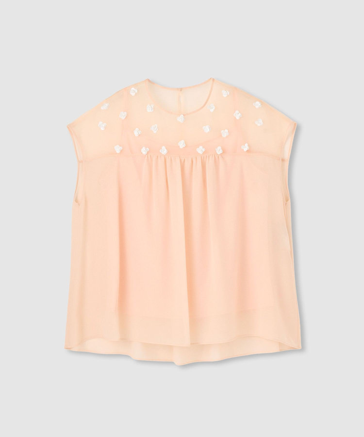 LOULOU WILLOUGHBY】スパンコールフラワーブラウス|allureville