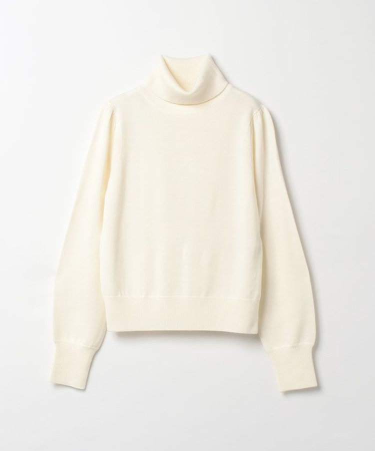 LOULOU WILLOUGHBY 【LOULOU WILLOUGHBY】コンパクトタートル長袖プルオーバー オフホワイト (02)