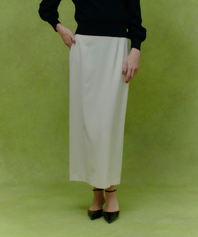 LOULOU WILLOUGHBY】ダブルクロスタイトスカート|allureville OFFICIAL