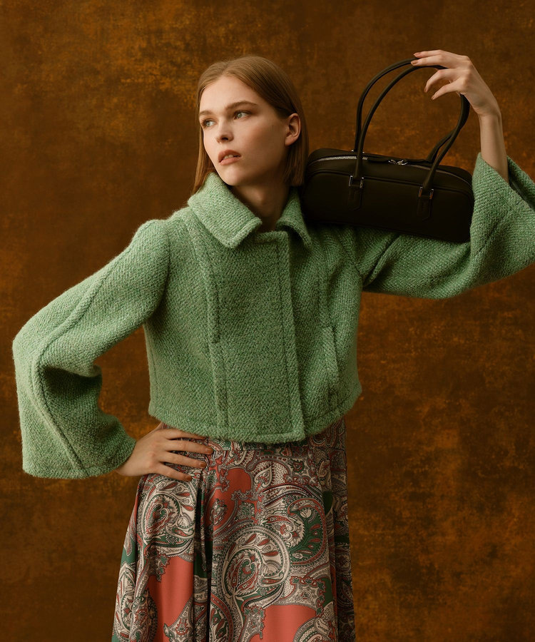 LOULOU WILLOUGHBY 【LOULOU WILLOUGHBY】BONOTTOステンカラージャケット ミントグリーン (73)