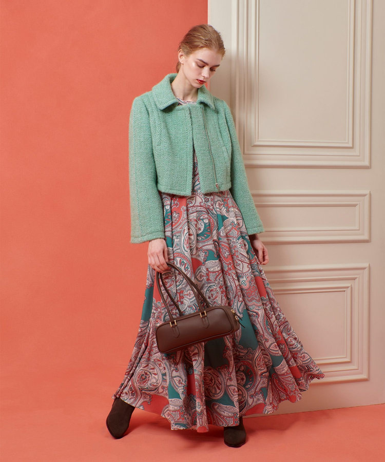 LOULOU WILLOUGHBY 【LOULOU WILLOUGHBY】BONOTTOステンカラージャケット ミントグリーン (73)