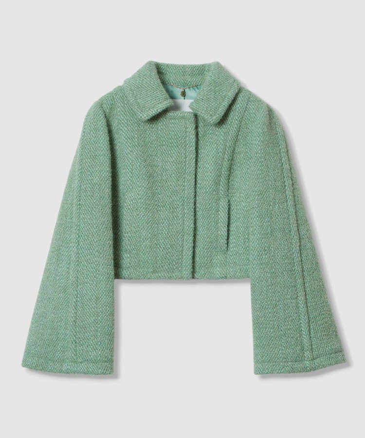 LOULOU WILLOUGHBY 【LOULOU WILLOUGHBY】BONOTTOステンカラージャケット ミントグリーン (73)