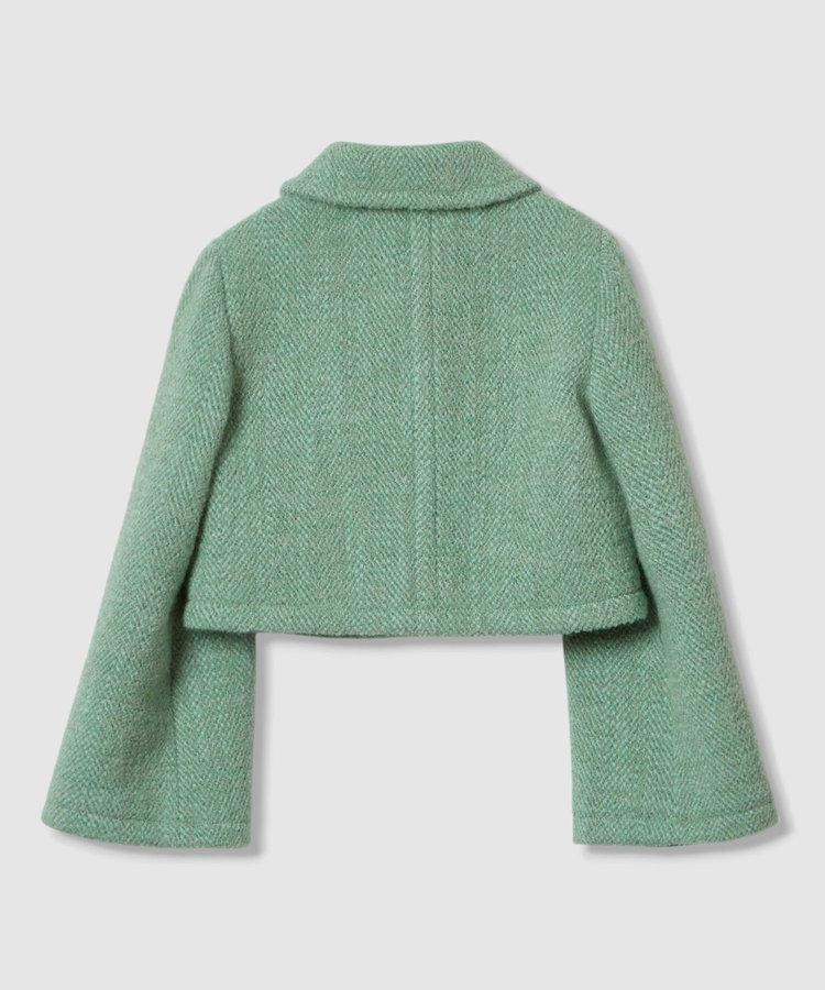 LOULOU WILLOUGHBY 【LOULOU WILLOUGHBY】BONOTTOステンカラージャケット ミントグリーン (73)