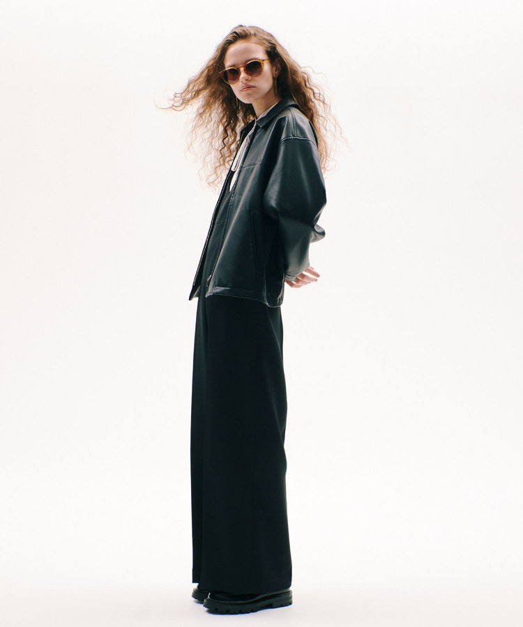 allureville Vネックオールインワン ブラック (95)