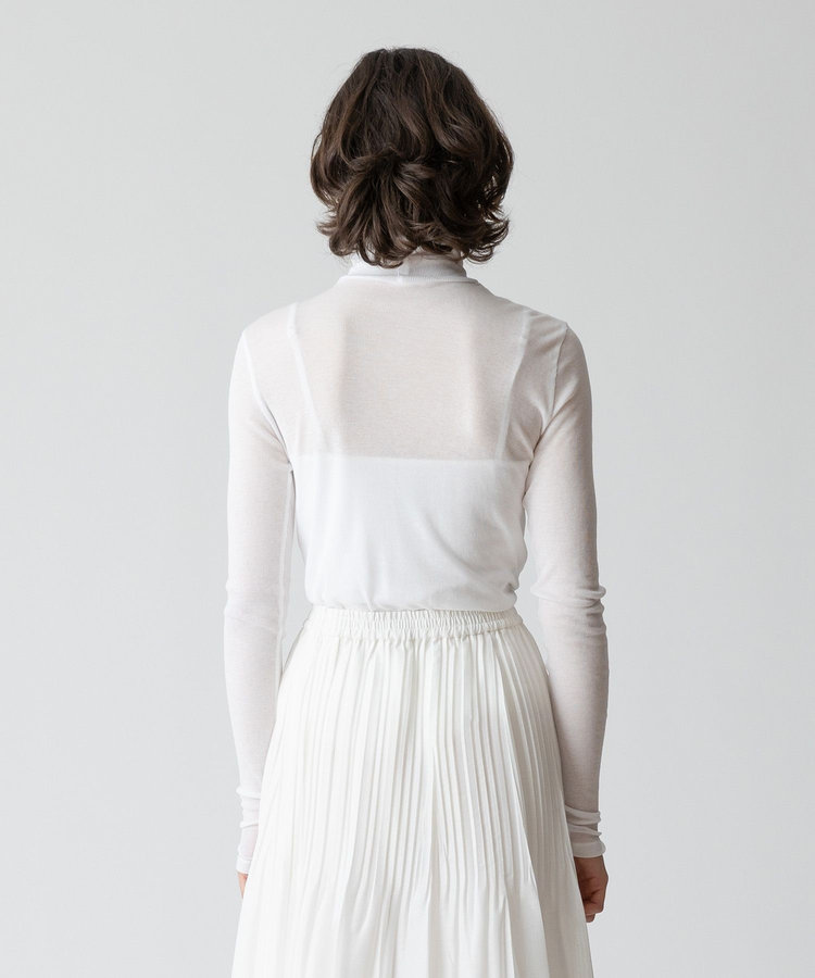 allureville シアーテレコプルオーバー ホワイト (01)