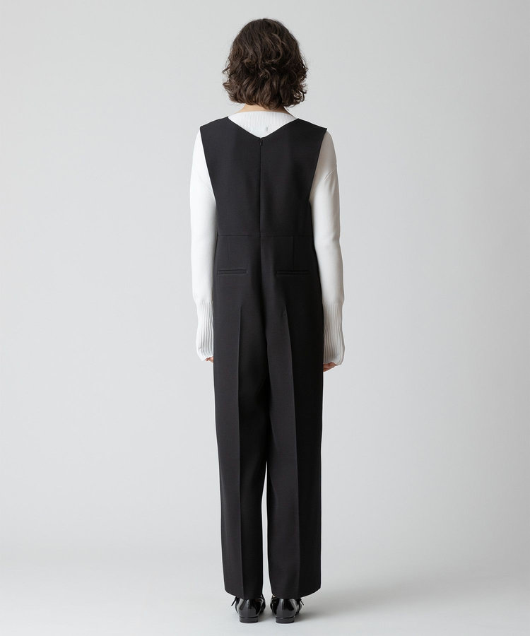 allureville Vネックオールインワン ブラック (95)