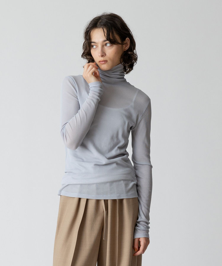 allureville シアーテレコプルオーバー ライトグレー (91)