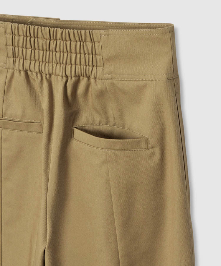 allureville ミリタリーツイルハイウェストパンツ ベージュ (11)