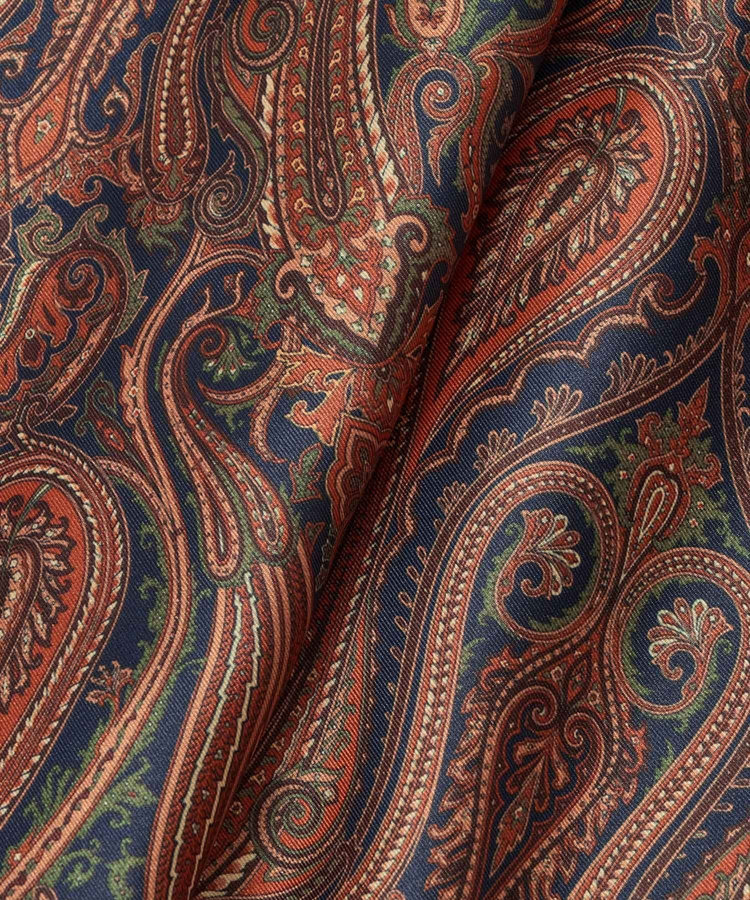 allureville OFFICINAペイズリープリントブラウス ブラウン (81)