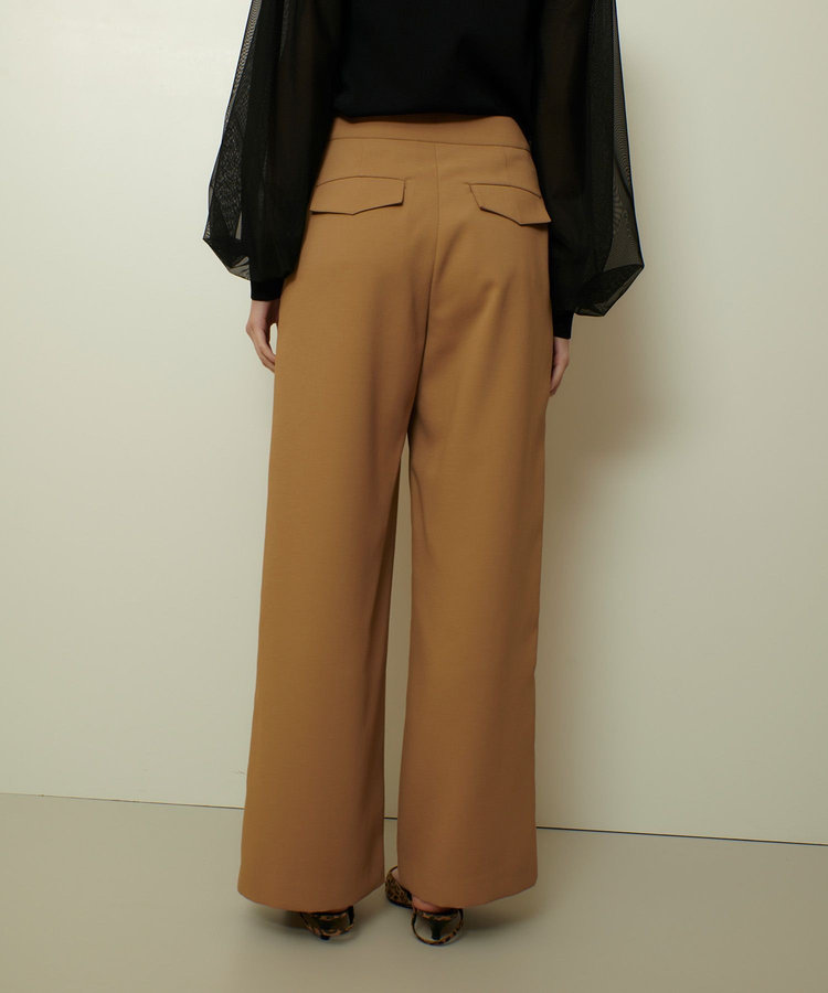 allureville ホローツイルマリンパンツ ベージュ (11)