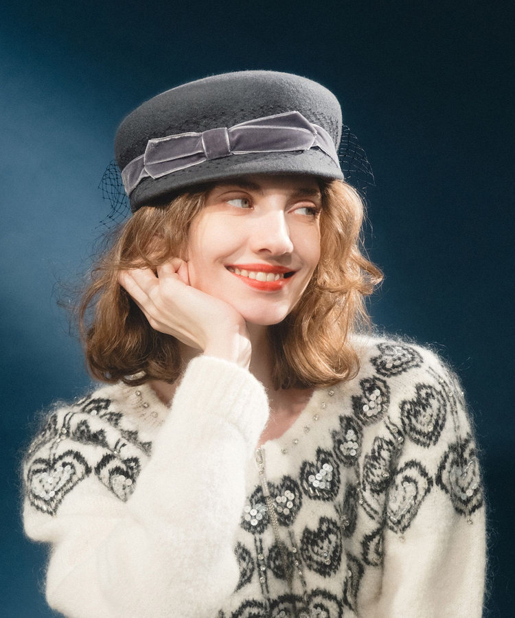 LOULOU WILLOUGHBY 【LOULOU WILLOUGHBY】ハートJQニットブルゾン ホワイト系 (08)