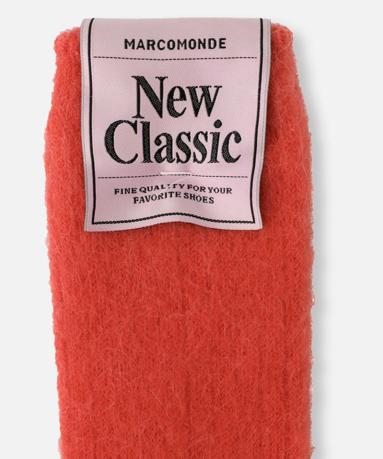 buying 【MARCOMONDE(マルコモンド)】MOHAIR RIBBED SOCKS レッド (43)