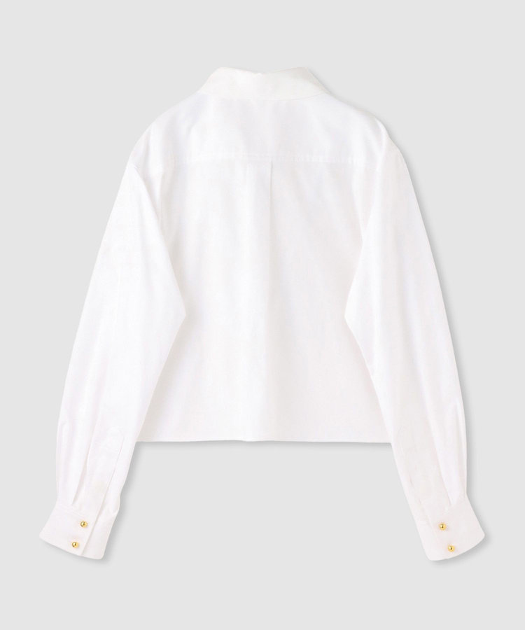 LOULOU WILLOUGHBY 【LOULOU WILLOUGHBY】クレリックシャツ ホワイト (01)