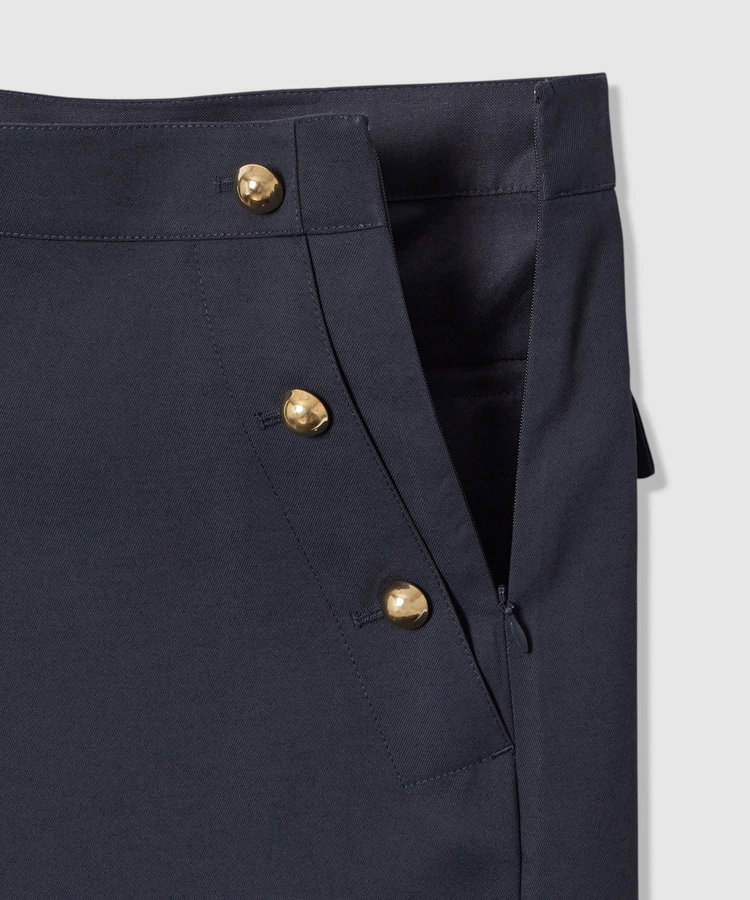 allureville ホローツイルマリンパンツ ネイビー (65)