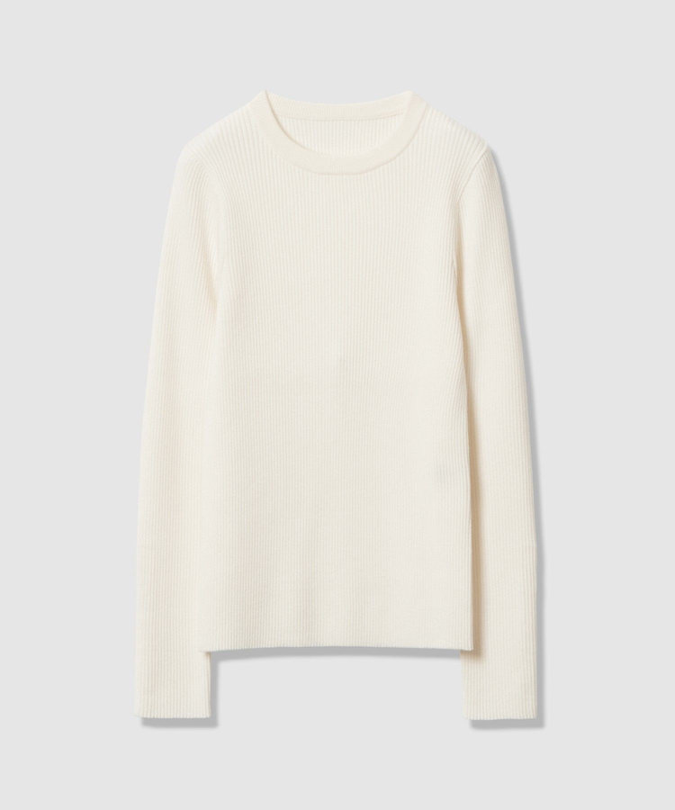LOULOU WILLOUGHBY 【LOULOU WILLOUGHBY】フリルスリットプルオーバー オフホワイト (02)