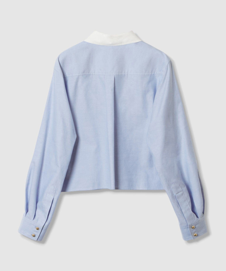 LOULOU WILLOUGHBY 【LOULOU WILLOUGHBY】クレリックシャツ ブルー (61)