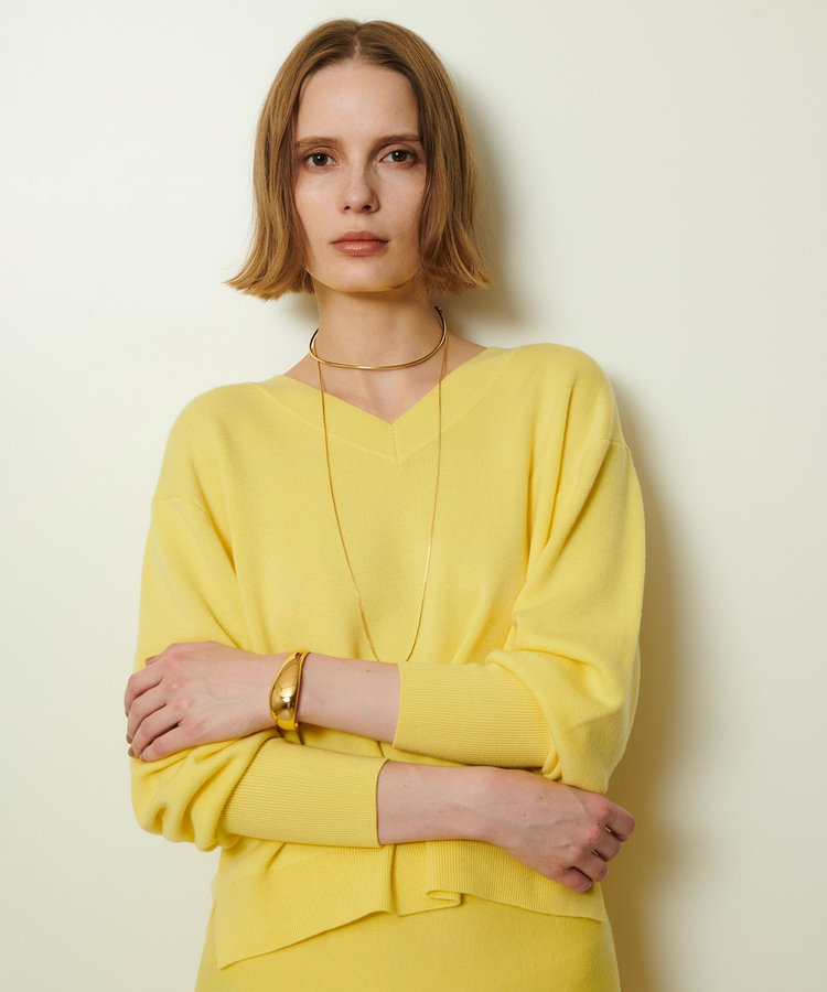 allureville ウールスムース 2WAY ネックプルオーバー ウールスムース2WAYネックプルオーバー|allureville OFFICIAL