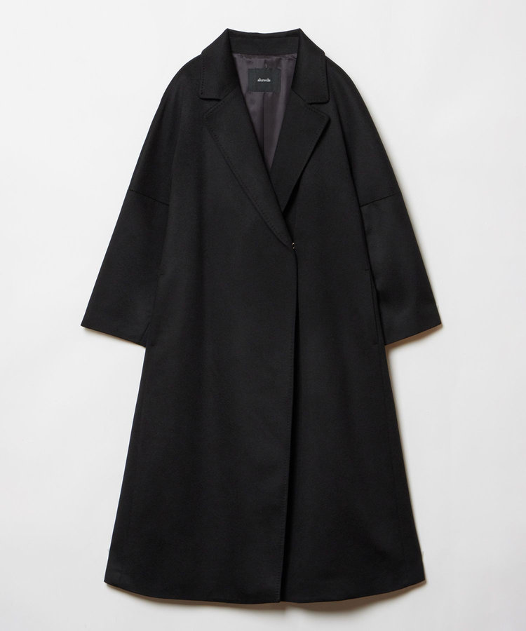 allureville ◇カシミヤビーバーコート ブラック (95)