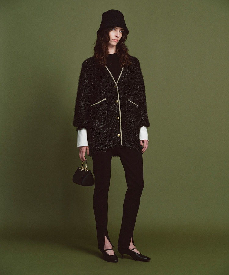 buying 【ZANCHETTI(ザンケッティ)】 AMLETO MINI ハンドバッグ ブラック (95)