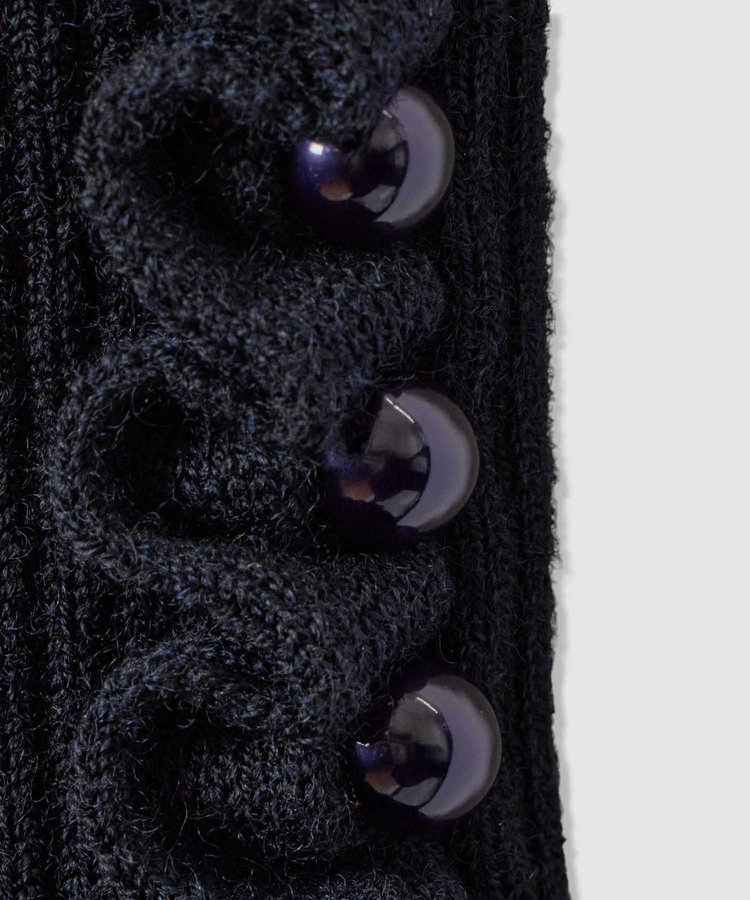 LOULOU WILLOUGHBY 【LOULOU WILLOUGHBY】フリルスリットプルオーバー ネイビー (65)