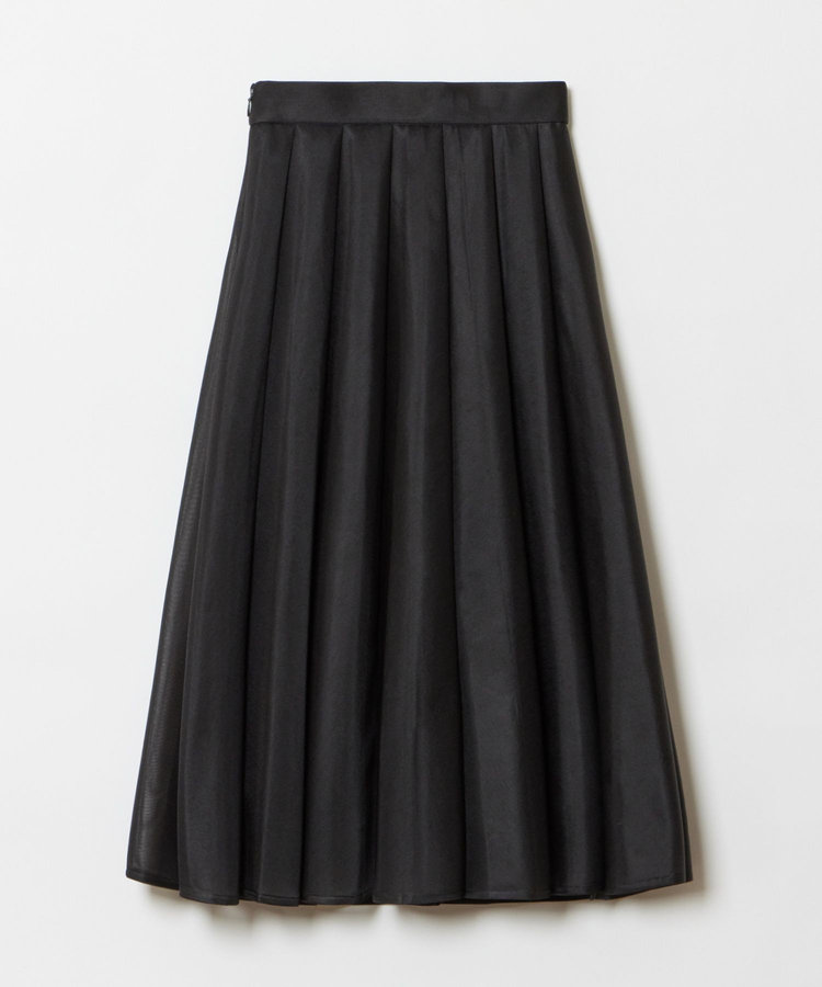 LOULOU WILLOUGHBY 【LOULOU WILLOUGHBY】ダブルラッセルシアースカート ブラック (95)
