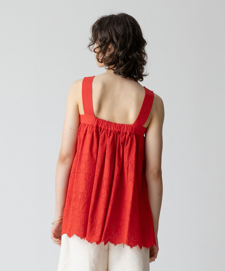 allureville シフリー刺繍ブラウス レッド (43)